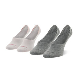 Calvin Klein Moteriškų pėdučių komplektas (2 poros) Calvin Klein 701218771 Pink 005