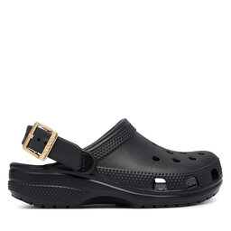 Crocs Pantoletten Crocs Classic Metallic Buckle Clog K 214228 Schwarz
