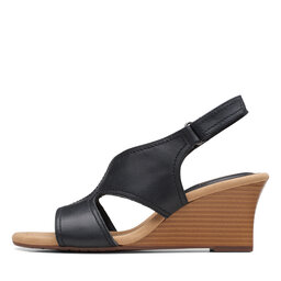 

Босоніжки Clarks Kyarra Aster 26171234 Black Leather, Чорний