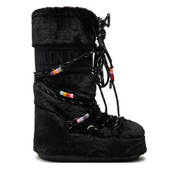 Moon Boot Stivali da neve Moon Boot Icon Faux Fur BEADS80D1408990 Nero