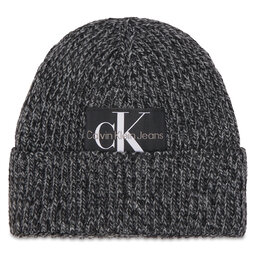 Calvin Klein Jeans Mütze Calvin Klein Jeans Oversize Label K50K509902 Black BDS