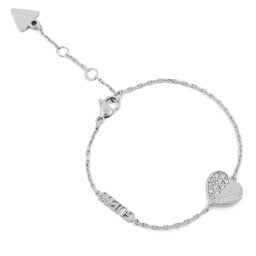 Guess Zapestnica Guess Lovely Guess JUBB03 036JW Srebrna rodijeva prevleka