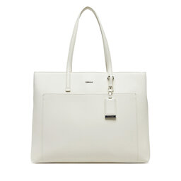 Calvin Klein Borsetta Calvin Klein Ck Must Medium Shopper W/Pocket K60K613019 Écru