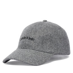 Calvin Klein Cap Calvin Klein Embroidered Titlecase Logo Felt LV04D5131G Grau