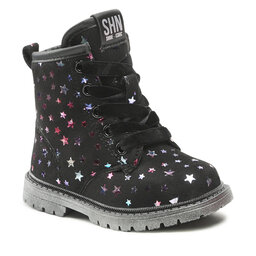 Shone Туристически oбувки Shone 6372-021 Super Star Black