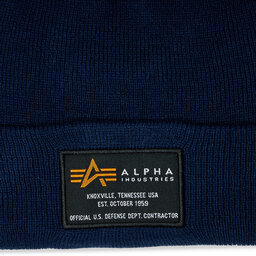

Шапкa Alpha Industries Crew Beanie 128924 Ultra Navy 697, Cиній