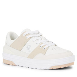 

Снікерcи Tommy Hilfiger Th Lo Basket Sneaker FW0FW07309 Ecru YBL, Білий