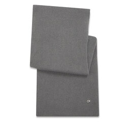 Calvin Klein Sál Calvin Klein Re-Lock Knit Scarf 30X180 K60K611128 Mid Grey Heather P4A