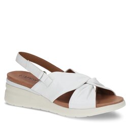 Caprice Sandały Caprice 9-28300-20 White Softnap. 160