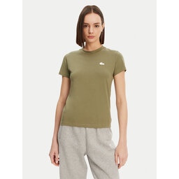 Lacoste Lacoste Marškinėliai TF9246 Chaki Slim Fit