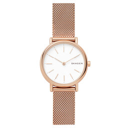 Skagen Ceas Skagen Signatur SKW2694 Rose Gold/Rose Gold