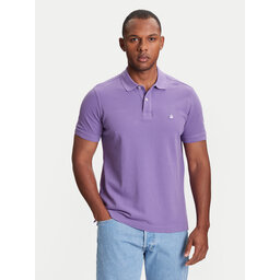 United Colors Of Benetton United Colors Of Benetton Polo marškinėliai 3089J3179 Violetinė Regular Fit
