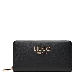 Liu Jo Великий жіночий гаманець Liu Jo Ecs Xl Zip Around AF5170 E0058 Чорний