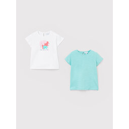 OVS OVS Σετ 2 T-Shirts 1496191 Έγχρωμο Regular Fit