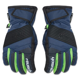 Reusch Ръкавици за ски Reusch Duke 6261212 Black/Dress Blue/Neon Green 7712