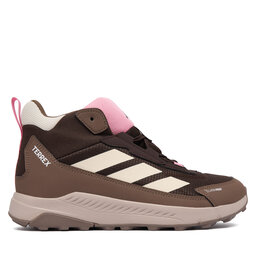 adidas Trekkingschuhe adidas Terrex Anylander Mid Climaproof Junior Hiking Shoes KJ2665 Braun