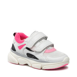 Geox Laisvalaikio batai Geox J Lunare G. E J02BGE 0BC14 C0563 M White/Fuchsia