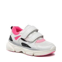 Geox Sneakers Geox J Lunare G. E J02BGE 0BC14 C0563 M White/Fuchsia
