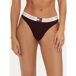 Tommy Hilfiger Tommy Hilfiger Стрінги UW0UW05655 Бордовий