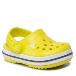 

Шльопанці Crocs Crocband Clog T 207005-725 Citrus/Grey, Жовтий