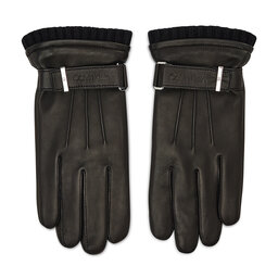 Calvin Klein Vīriešu cimdi Calvin Klein Leather Rivet Gloves K50K507425 BAX