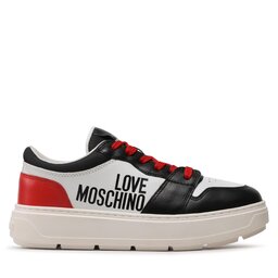 

Снікерcи LOVE MOSCHINO JA15274G1GIAB10B Bian/Nero/Rosso, Чорний