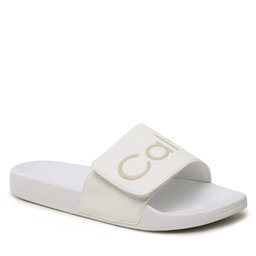 Calvin Klein Mules / sandales de bain Calvin Klein Adj Pool Slide Pu HM0HM00957 Bright White YBR