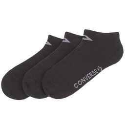Converse Set di 3 paia di calzini corti da donna Converse E751B-3012 Nero