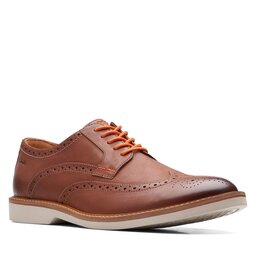 Clarks Обувки Clarks Atticus LT Limit 26172502 Dark Tan Lea