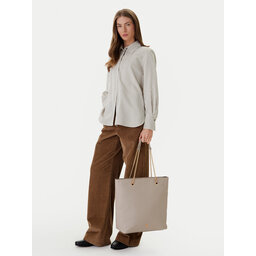 Calvin Klein Handtasche Calvin Klein Minimal Monogram Chain Tote LV04F3204G Beige
