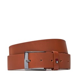 Tommy Hilfiger Pasek Męski Tommy Hilfiger Adan Leather 3.5 AM0AM12052 Brązowy