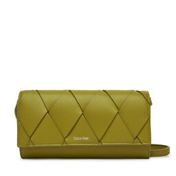 Calvin Klein Handtasche Calvin Klein Ck Woven Convertible Wallet Bag K60K612970 Gelb