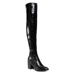 Steve Madden Μπότες Steve Madden Jacey SM11001230-02002-066 Black Croco