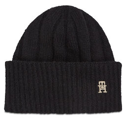 Tommy Hilfiger Čepice Tommy Hilfiger Th Timeless Beanie AW0AW15307 Black BDS