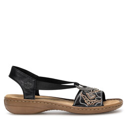 Rieker Sandalen Rieker 608B9-00 Schwarz