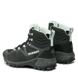 Трекінгові черевики Mammut Sapuen High GTX GORE-TEX 3030-04251-00759-1040 Dark Steel/Neo Mint, Сірий