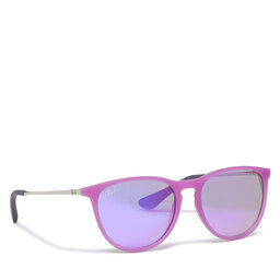 Ray-Ban Ochelari de soare Ray-Ban 0RJ9060S Violet Fluo Transparent Rubber
