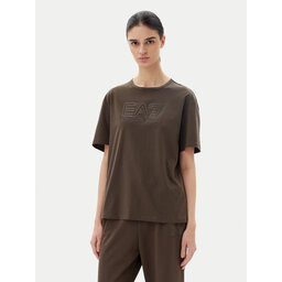 EA7 Emporio Armani EA7 Emporio Armani T-shirt 7W000098 AF12503 U6139 Smeđa Loose Fit