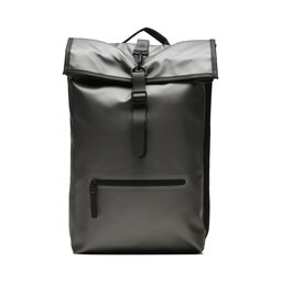 Rains Batoh Rains Rolltop Rucksack W3 13320 Metallic Grey