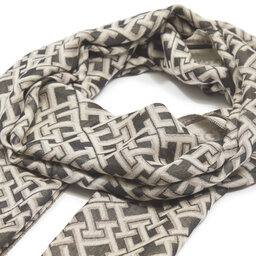 

Шаль Tommy Hilfiger Th Contemporary Mono Cb Scarf AW0AW15794 Black BDS, Чорний