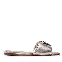 

Шльопанці Tory Burch Eleanor Slide 91213 Spark Gold/Spark Gold 702, Золотий