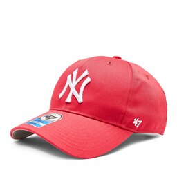 47 Brand Бейсболка 47 Brand MLB New York Yankees Raised Basic '47 MVP B-RAC17CTP-BE Рожевий