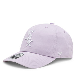 47 Brand Kšiltovka 47 Brand Mlb Chicago White Sox ’47 Clean Up W/No Loop Label B-NLRGW06GWS-YX Fialová