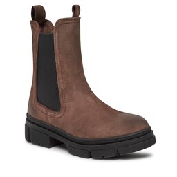 Tamaris Členková obuv s elastickým prvkom Tamaris 1-25901-41 Mocca Nubuc 302