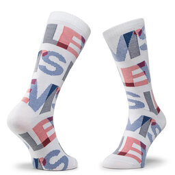 

Набір 2 пар високих чоловічих шкарпеток Levi's® 37157-0282 White/Blue/Red, Білий