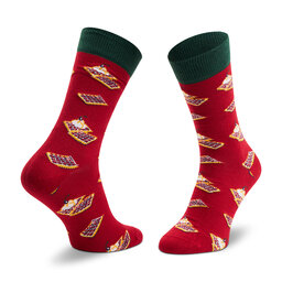 

Високі чоловічі шкарпетки Dots Socks D20WF-SX-011-X-041046 Бордовий