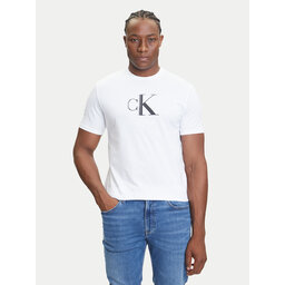 Calvin Klein Jeans Calvin Klein Jeans Camiseta Center Monogram LV04RC857G Blanco Regular Fit