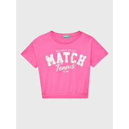 United Colors Of Benetton United Colors Of Benetton Футболка 3096C10BA Рожевий Boxy Fit