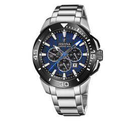 Festina Zegarek Festina Chrono Bike 20641/2 Srebrny