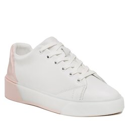 Calvin Klein Tenisice Calvin Klein Heel Counter Cupsole Lace Up HW0HW01378 White/Sepia Rose 0LF